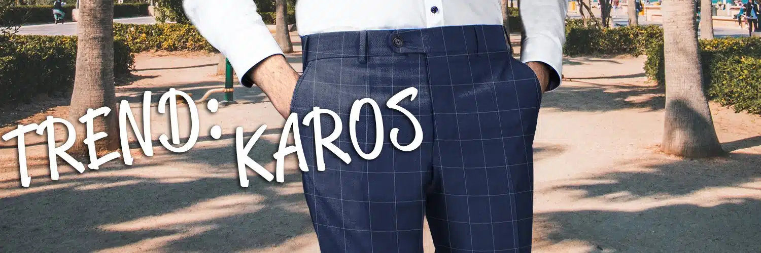 Sommertrend-Karohose