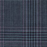 Elegante Karo-Hose in Dunkelblau