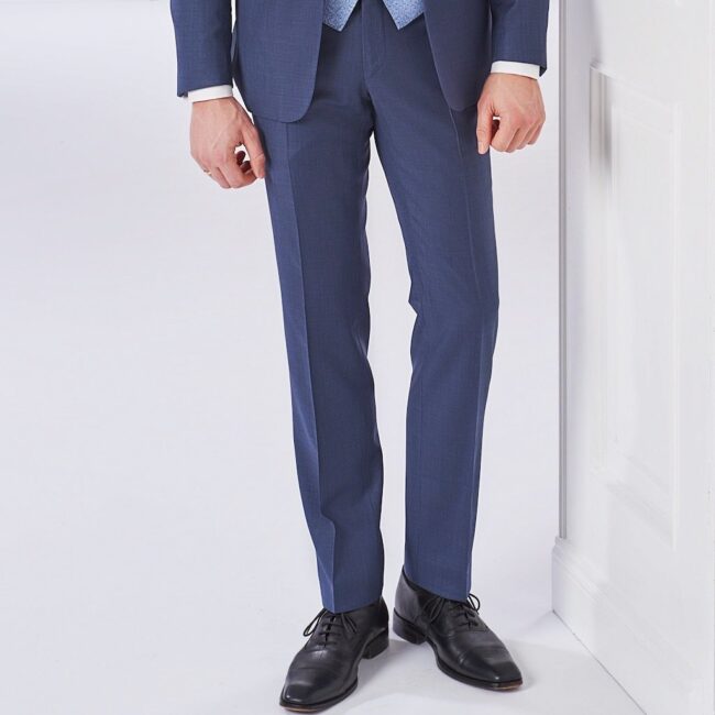 Taubenblauer Anzug mit Hochzeitsweste Hose | Blauer Anzug mit Hochzeitsweste