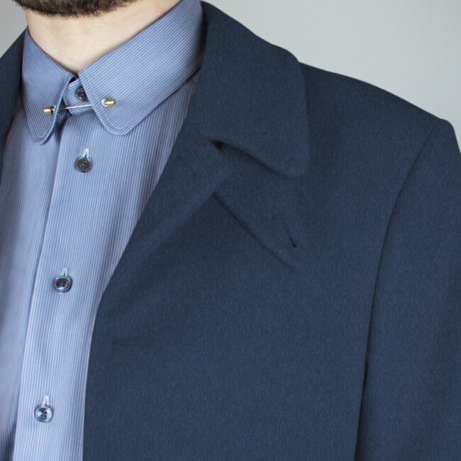 Kamelhaar Mantel blau