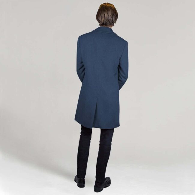 Kamelhaar Mantel blau