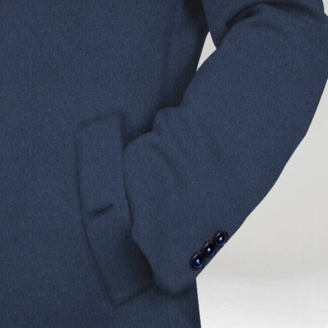 Kamelhaar Mantel blau
