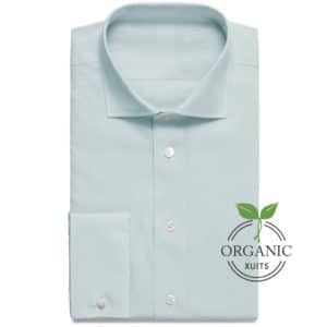 Organic Bio Baumwoll Hemd Hellblau