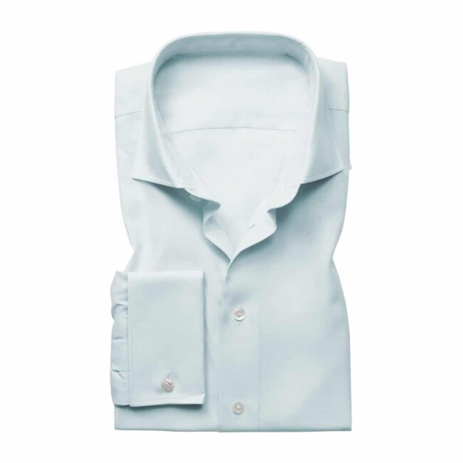 Organic Bio Baumwoll Hemd Hellblau