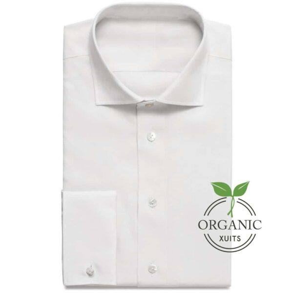 Organic Bio Baumwoll Hemd Weiß