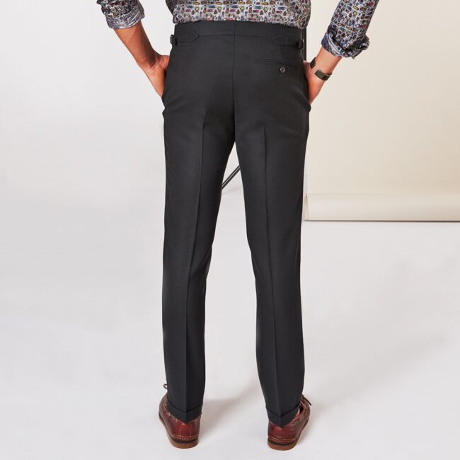 Hose Schwarz back | Klassische Schwarze Hose