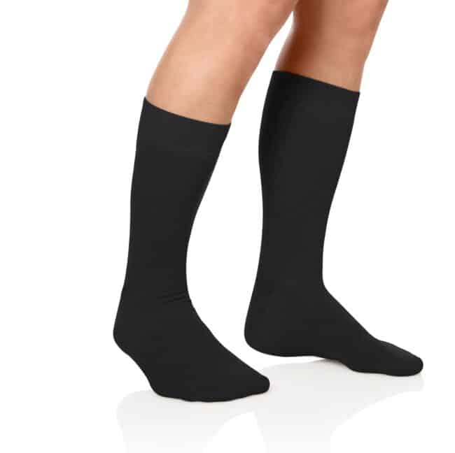 Socken Lanza Fuss Schwarz scaled | Baumwollsocken schwarz