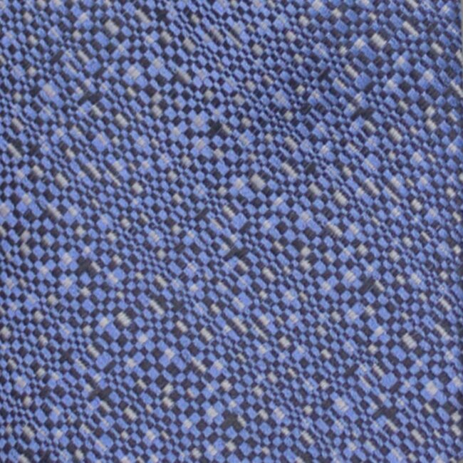 Macro blau | Hosenträger blau mit silber Mosaik