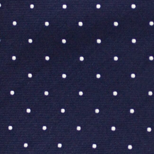 Macro blau polkadots | Krawatte in königsblau mit weißen Polkadots