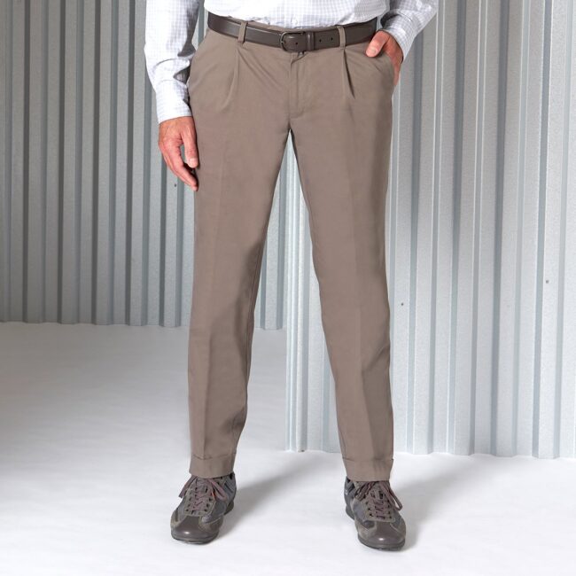 Chino Hose Schilfgrün