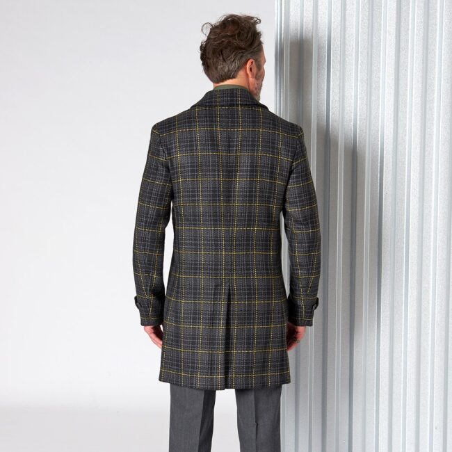 Raincoat 12 DashingTweed Back | Sherlock - Raincoat mit Überkaro