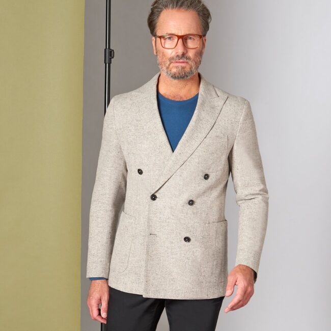 Tweedsakko 2 HS | Zweireihiges Casual Sakko