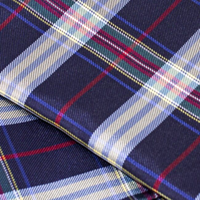 tartan blau | Einstecktuch mit blauem Schottenkaro