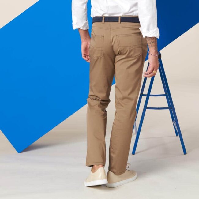 Beige Five Pocket Hinten | Five Pocket Hose Beige