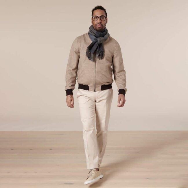 Beige Blouson Outfit | Blouson in Beige