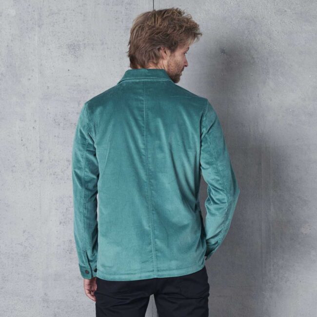 05 Mint Shackett 3 | Jacke aus türkisem Cord