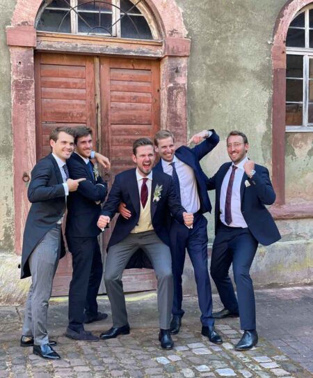 Freunde feiern