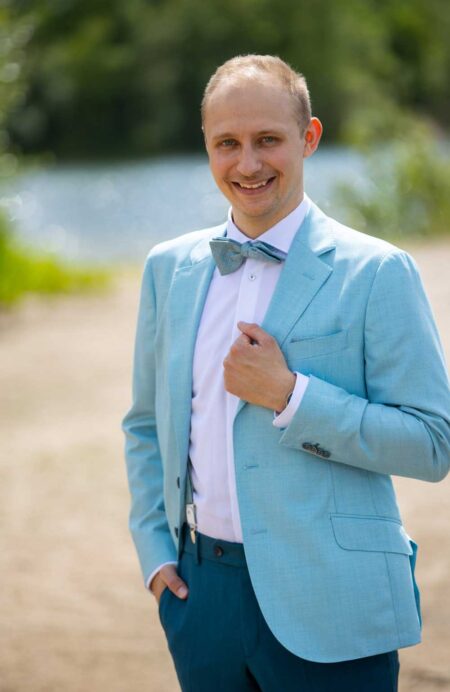 Mintgrünes Sakko