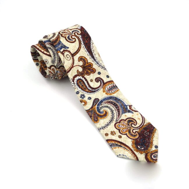 Krawatte mit Paisleyprint