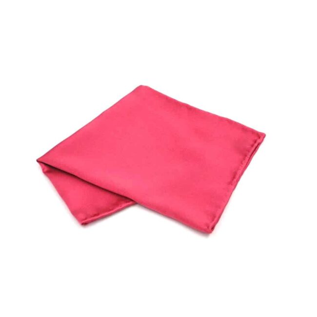 Einstecktuch aus Satin in Altrosa