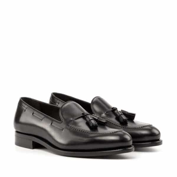 Schwarzer Loafer