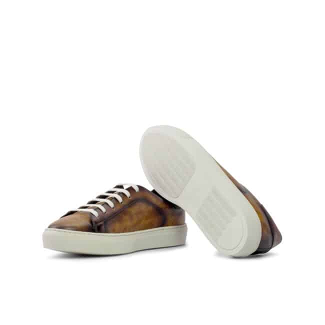 5698 3 scaled | Braun melierter Sneaker